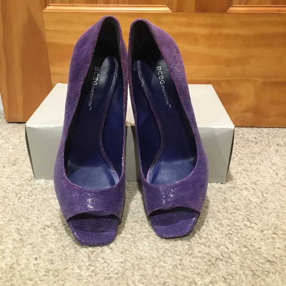 BCBGeneration Ariel Snakeskin Shoes - Picture 2 of 5